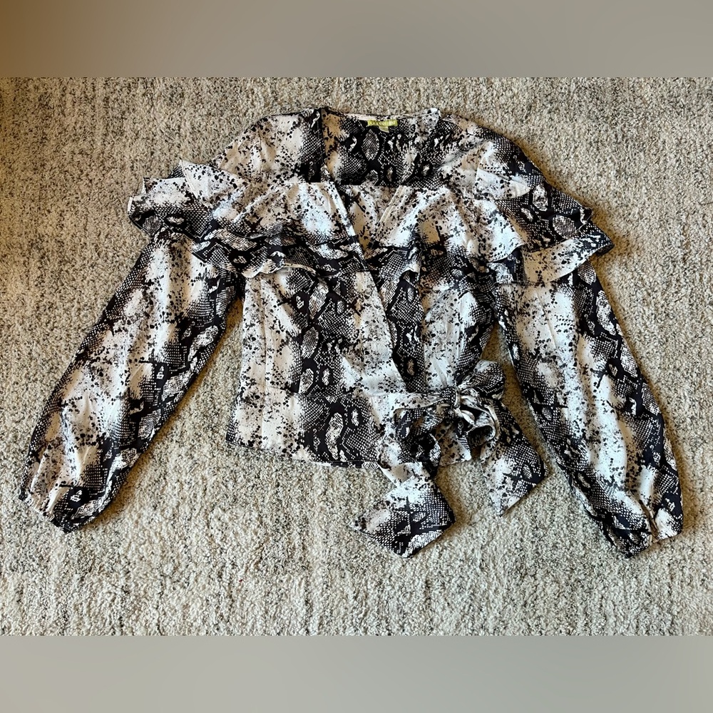 Gianni Bini Wrap Blouse